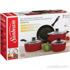 Sunbeam Armington 7-Piece Cookware Set, Teal 551616178